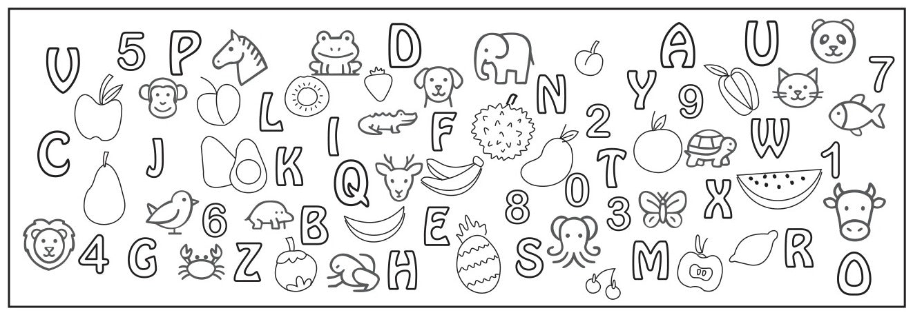 𝐊𝐢𝐝𝐬 𝐒𝐭𝐢𝐜𝐤𝐲 𝐋𝐞𝐚𝐫𝐧𝐢𝐧𝐠 𝐒𝐡𝐞𝐞𝐭 - 𝐑𝐞𝐦𝐨𝐯𝐚𝐛𝐥𝐞 & 𝐖𝐚𝐥𝐥 𝐟𝐫𝐢𝐞𝐧𝐝𝐥𝐲